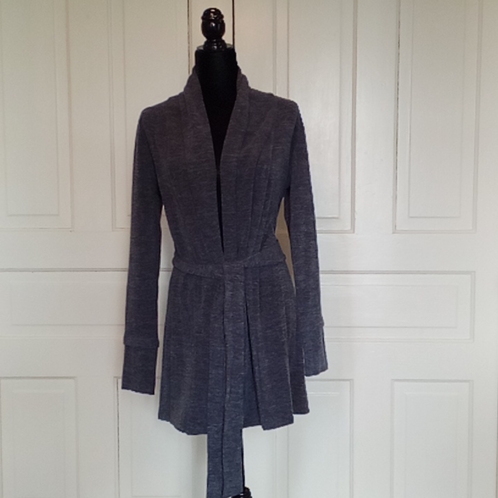 COPY - Boutique open front with tie sweater